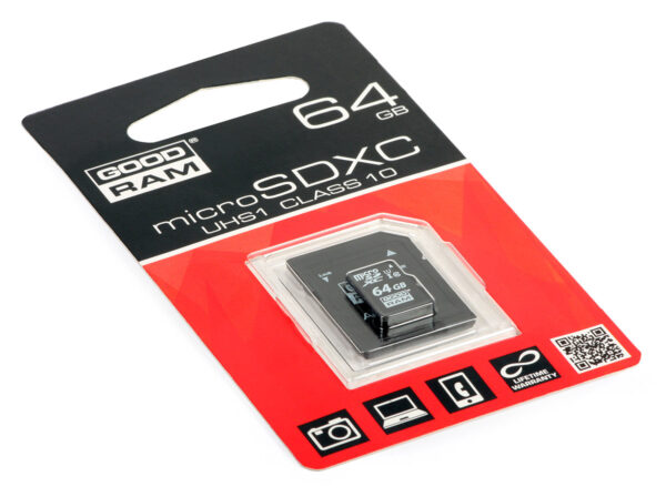 MICRO SDHC 64GB CLASS10 UHS I + ADAPTER GOODRAM - NEW