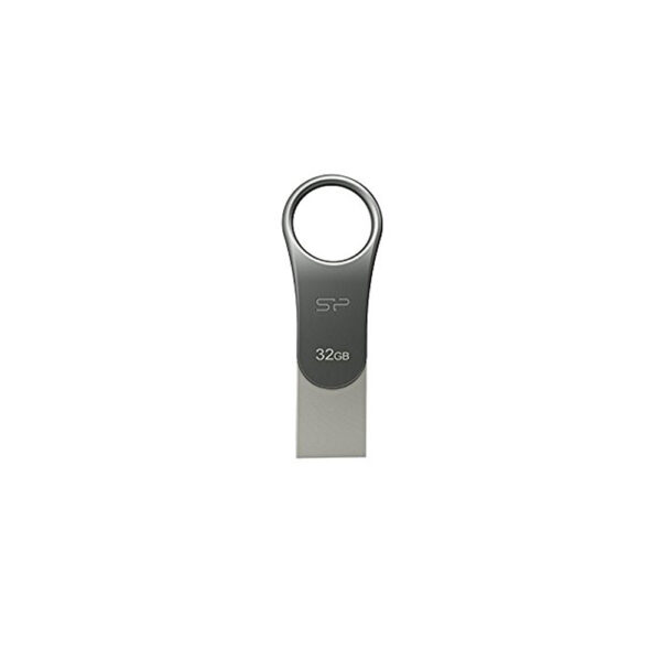 Pen Drive Silicon Power 32Gb DriveMobile C80 Metal Type C + Usb 3