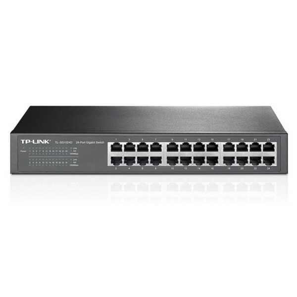 Switch TP-Link em Rack SG1024D 24Portas Gigabit