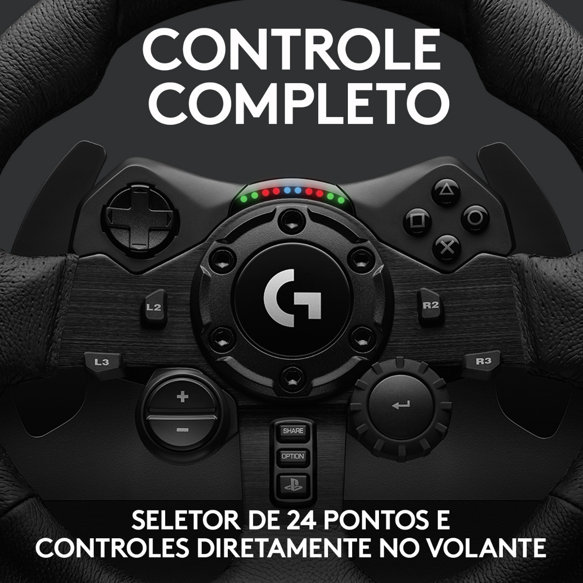 SIMULADOR VOLANTE LOGITECH G29 DRIVING FORCE PC/ PS3/ PS4/ PS5, Controles  e Joysticks